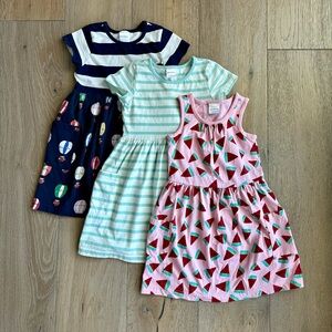 Hanna Andersson Girls Dress Lot, size 5